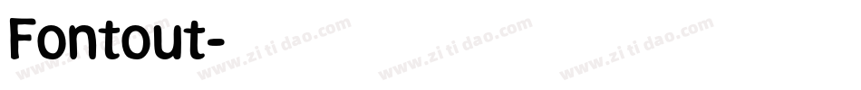 Fontout字体转换