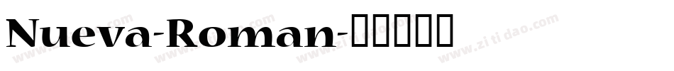 Nueva-Roman字体转换