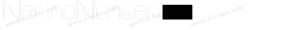 NerimaNumber字体转换