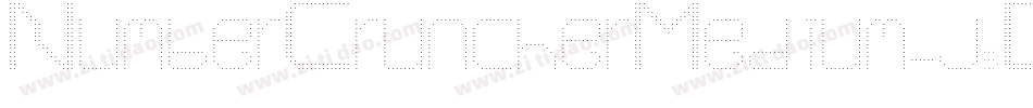 NumberCruncherMedium-j3D7字体转换
