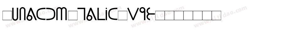 NunacomItalic-vqeL字体转换