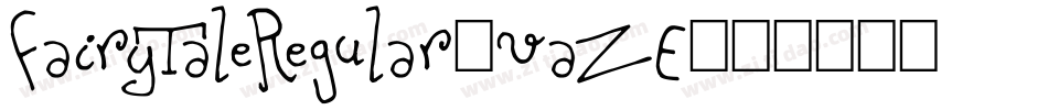 FairyTaleRegular-vaZE字体转换