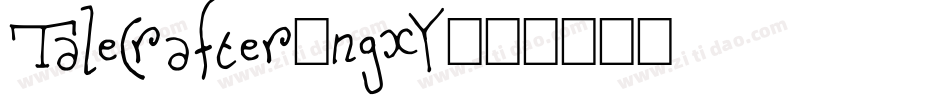 TaleCrafter-ngxY字体转换