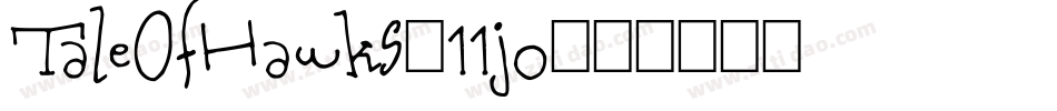TaleOfHawks-11j0字体转换