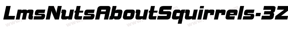 LmsNutsAboutSquirrels-3Z7G字体转换