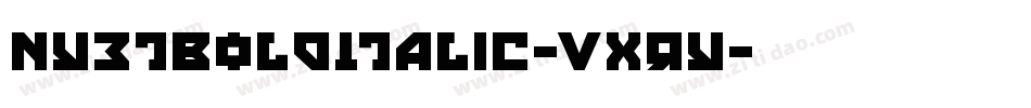NyetBoldItalic-VXry字体转换