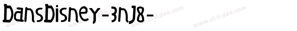 DansDisney-3nJ8字体转换