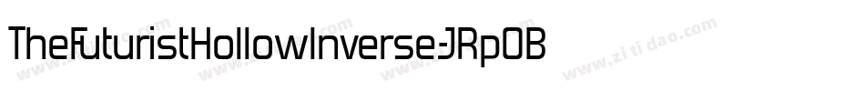 TheFuturistHollowInverse-JRpOB字体转换