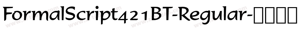 FormalScript421BT-Regular字体转换