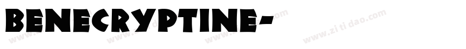 BeneCryptine字体转换