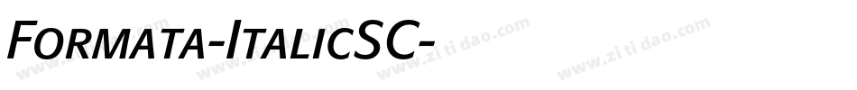 Formata-ItalicSC字体转换