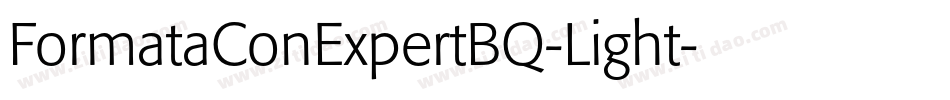 FormataConExpertBQ-Light字体转换