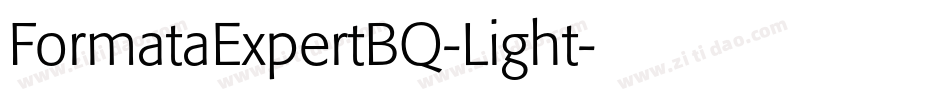FormataExpertBQ-Light字体转换