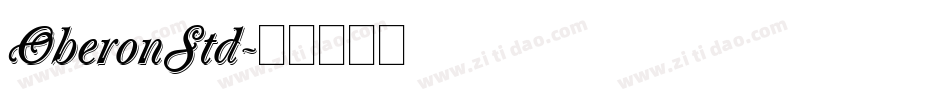 OberonStd字体转换