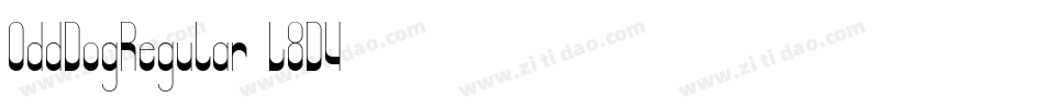 OddDogRegular-L8D4字体转换