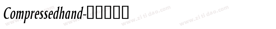 Compressedhand字体转换