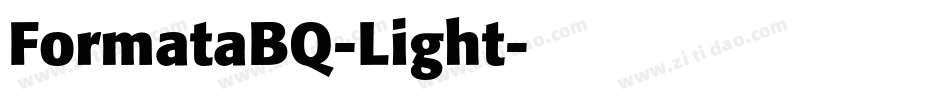FormataBQ-Light字体转换