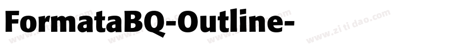 FormataBQ-Outline字体转换