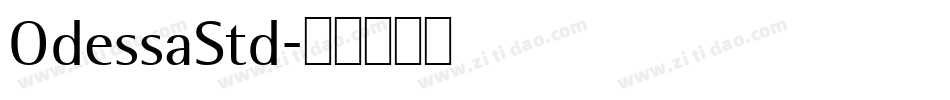 OdessaStd字体转换