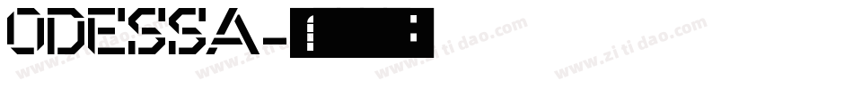 Odessa字体转换