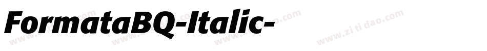 FormataBQ-Italic字体转换