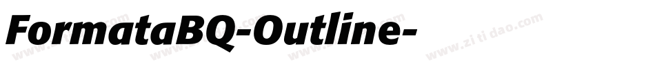 FormataBQ-Outline字体转换