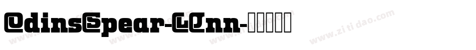 OdinsSpear-LJnn字体转换