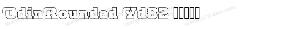 OdinRounded-Yd82字体转换