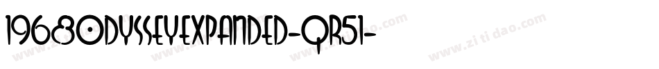 1968OdysseyExpanded-qr51字体转换