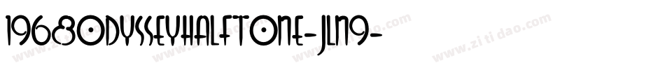 1968OdysseyHalftone-jln9字体转换