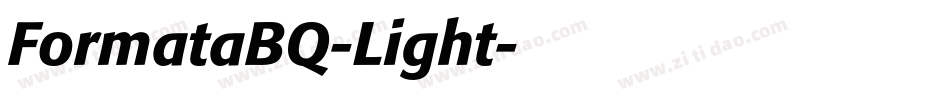 FormataBQ-Light字体转换