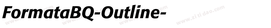 FormataBQ-Outline字体转换