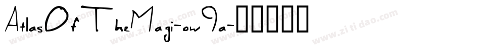 AtlasOfTheMagi-ow9a字体转换