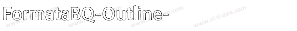 FormataBQ-Outline字体转换
