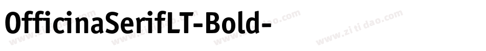 OfficinaSerifLT-Bold字体转换