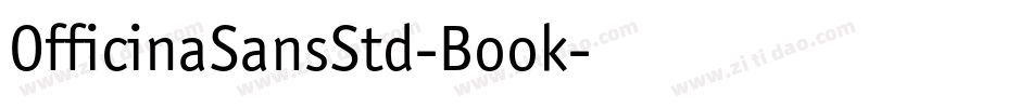 OfficinaSansStd-Book字体转换