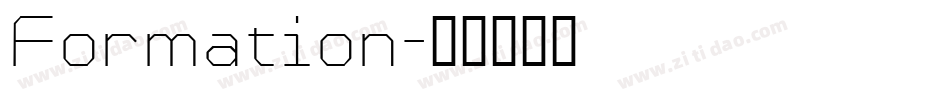 Formation字体转换