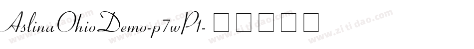 AslinaOhioDemo-p7wP1字体转换