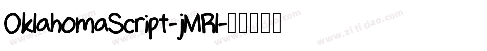 OklahomaScript-jMRl字体转换