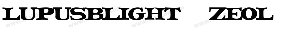 LupusBlight-ZEOl字体转换