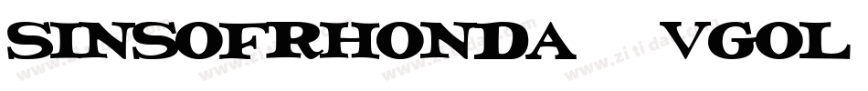 SinsOfRhonda-VGOl字体转换