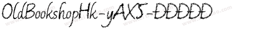 OldBookshopHk-yAX5字体转换
