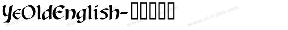 YeOldEnglish字体转换