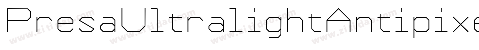PresaUltralightAntipixelcomar-gRqP字体转换