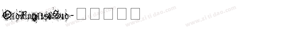 OldEnglishStd字体转换