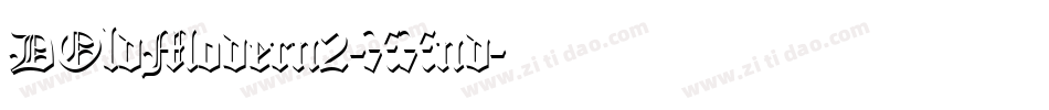 DOldModern2-XXnd字体转换 DOldModern2-XXnd字体转换