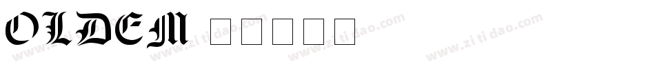 OLDEM字体转换