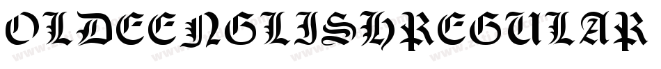 OldeEnglishRegular-Zd2J字体转换