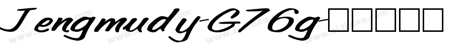 Jengmudy-G76g字体转换