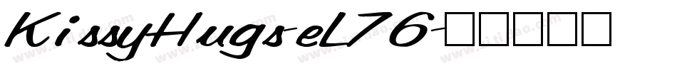 KissyHugs-eL76字体转换